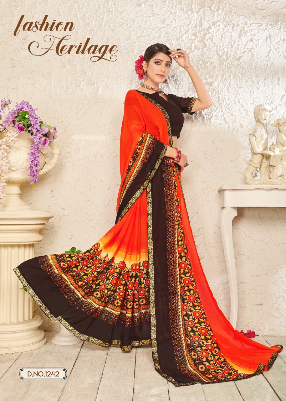 Haytee Present Advance Booking 11 Heavy Dani Printed Saree Collection