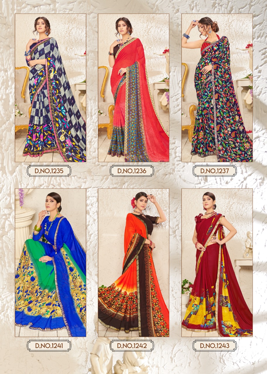 Haytee Present Advance Booking 11 Heavy Dani Printed Saree Collection
