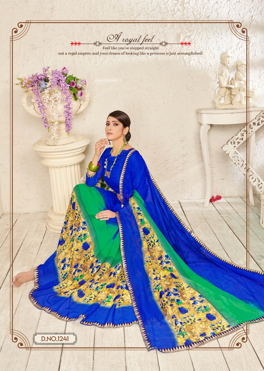 Haytee Present Advance Booking 11 Heavy Dani Printed Saree Collection