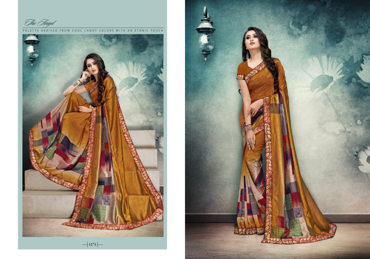 Kodas By Jaguar Vichitra Silk Printed Saree Collection.