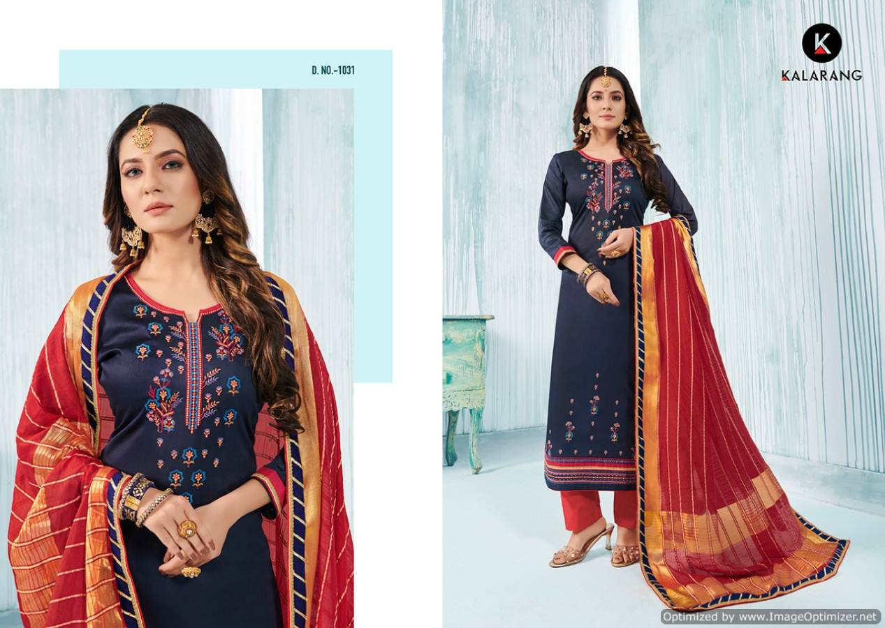 Kalarang Present Jasmine Vol 6 Festival Wear Dress Material Collection