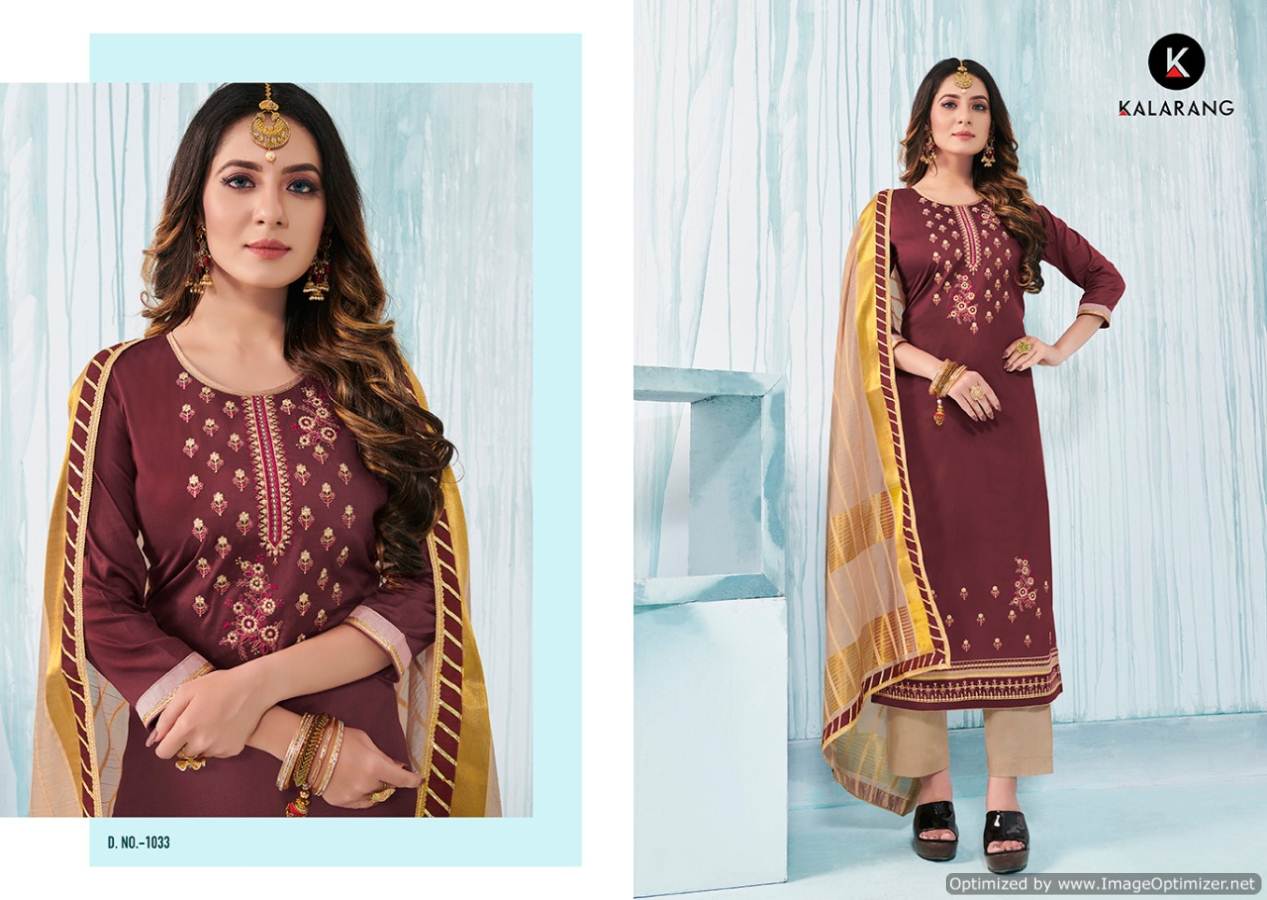Kalarang Present Jasmine Vol 6 Festival Wear Dress Material Collection