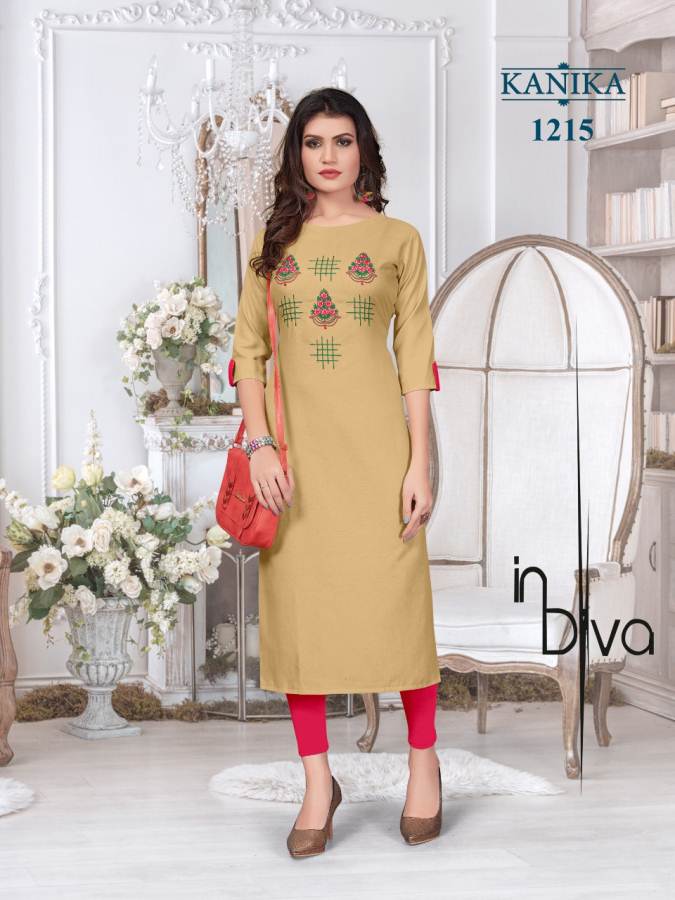 Kanika By Aditi Vol 2 Rubby Silk Running Wear Straight Kurtis Collection.