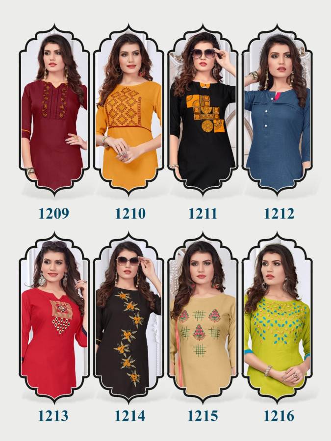 Kanika By Aditi Vol 2 Rubby Silk Running Wear Straight Kurtis Collection.