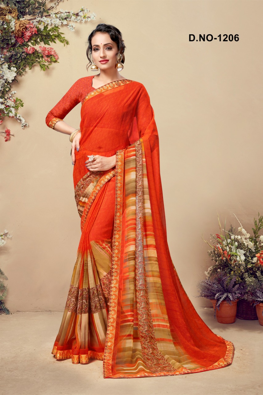 Kodas Present Shadow Running Wear Saree Collection