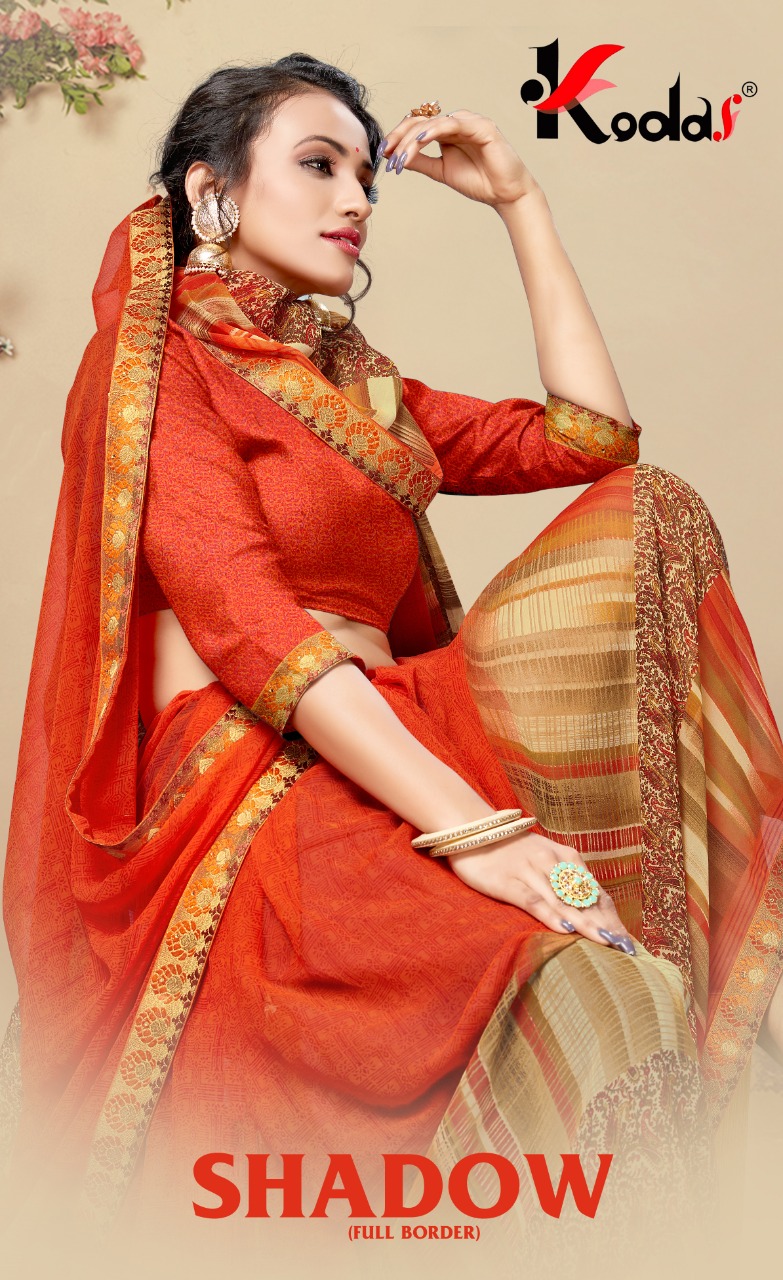 Kodas Present Shadow Running Wear Saree Collection