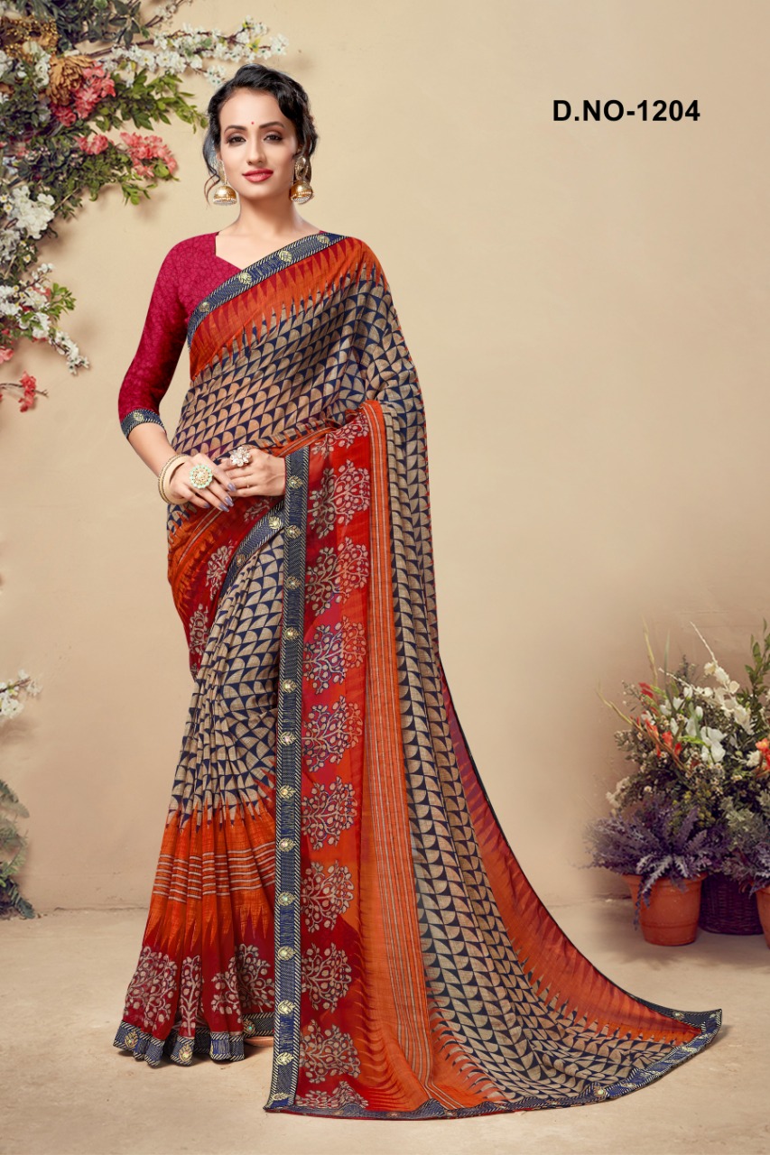 Kodas Present Shadow Running Wear Saree Collection