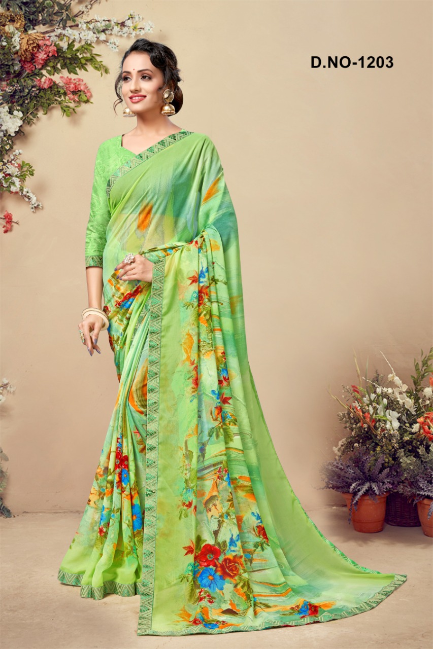 Kodas Present Shadow Running Wear Saree Collection