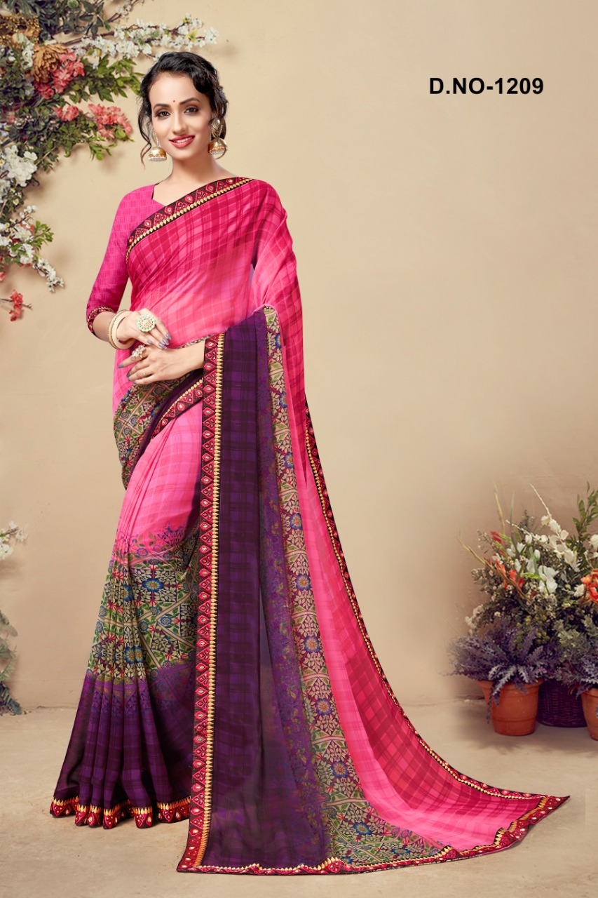 Kodas Present Shadow Running Wear Saree Collection