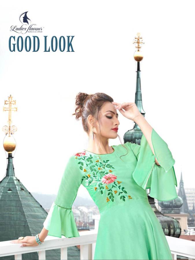 Ladies Flavour Present Diss Miss Nx Festival Wear Long Kurti Collection