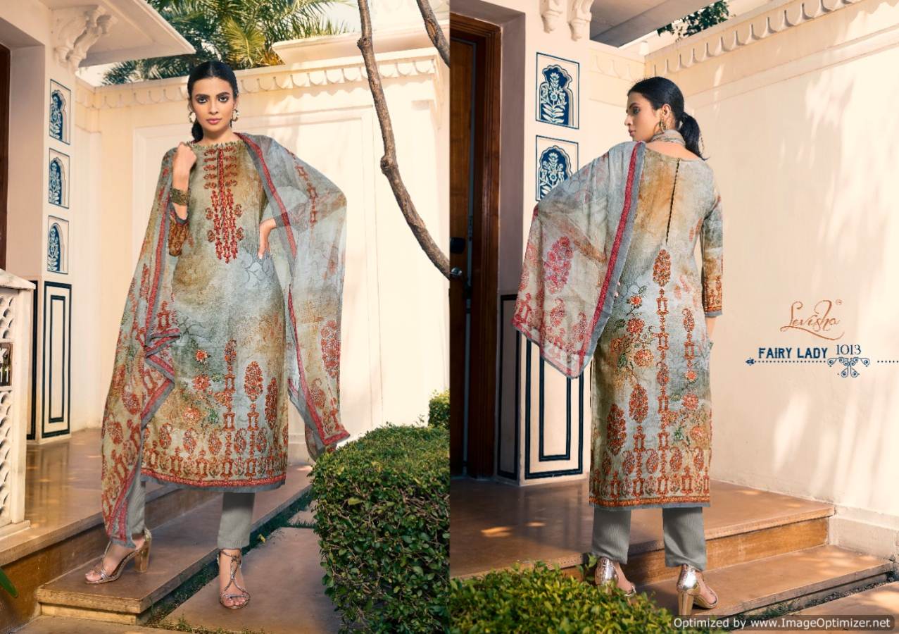 Levisha Present Mausin Pure Pashmina Printed Dress Material Catalogue