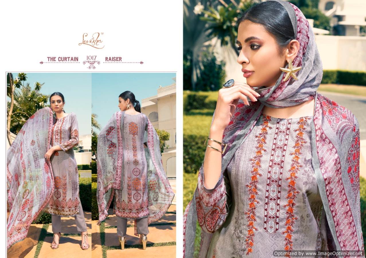 Levisha Present Mausin Pure Pashmina Printed Dress Material Catalogue