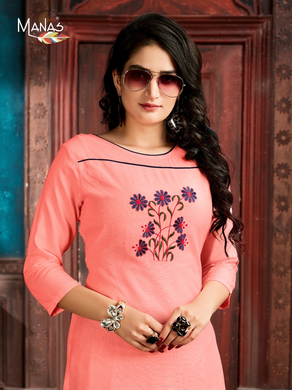 Manas Present Anishka Vol 3 Designers Festival Wear Kurtis And Plazzo Collection.