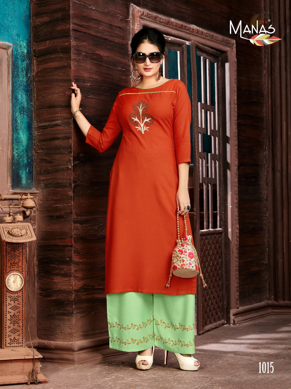Manas Present Anishka Vol 3 Designers Festival Wear Kurtis And Plazzo Collection.