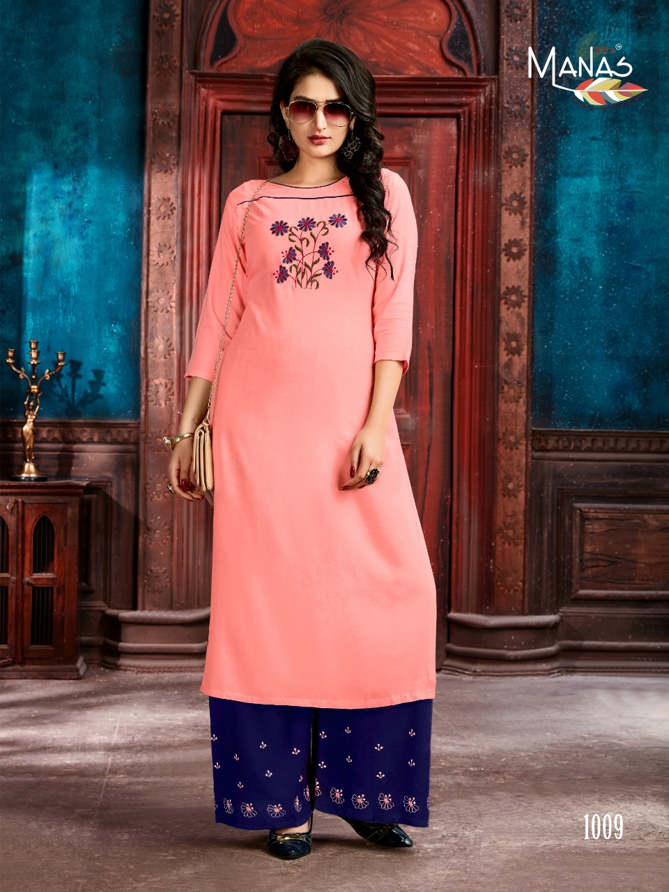 Manas Present Anishka Vol 3 Designers Festival Wear Kurtis And Plazzo Collection.