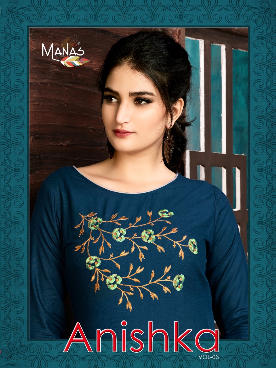 Manas Present Anishka Vol 3 Designers Festival Wear Kurtis And Plazzo Collection.