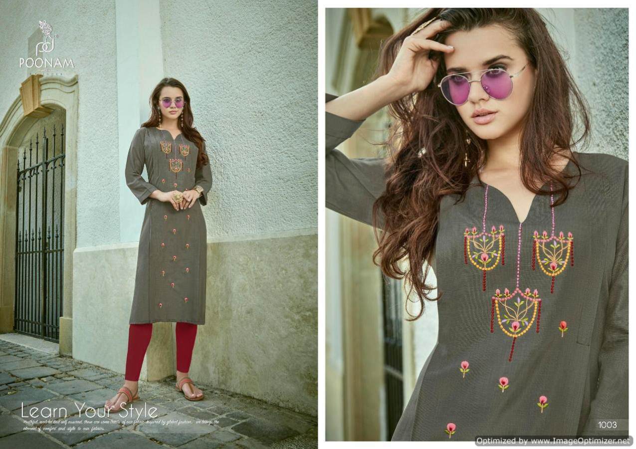 Poonam By Siya Casual Wear Kurti Collection