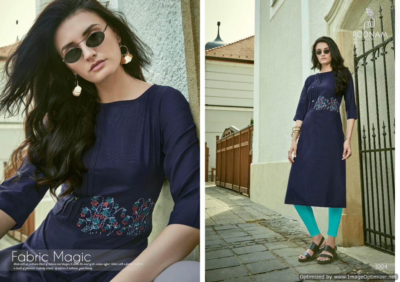 Poonam By Siya Casual Wear Kurti Collection