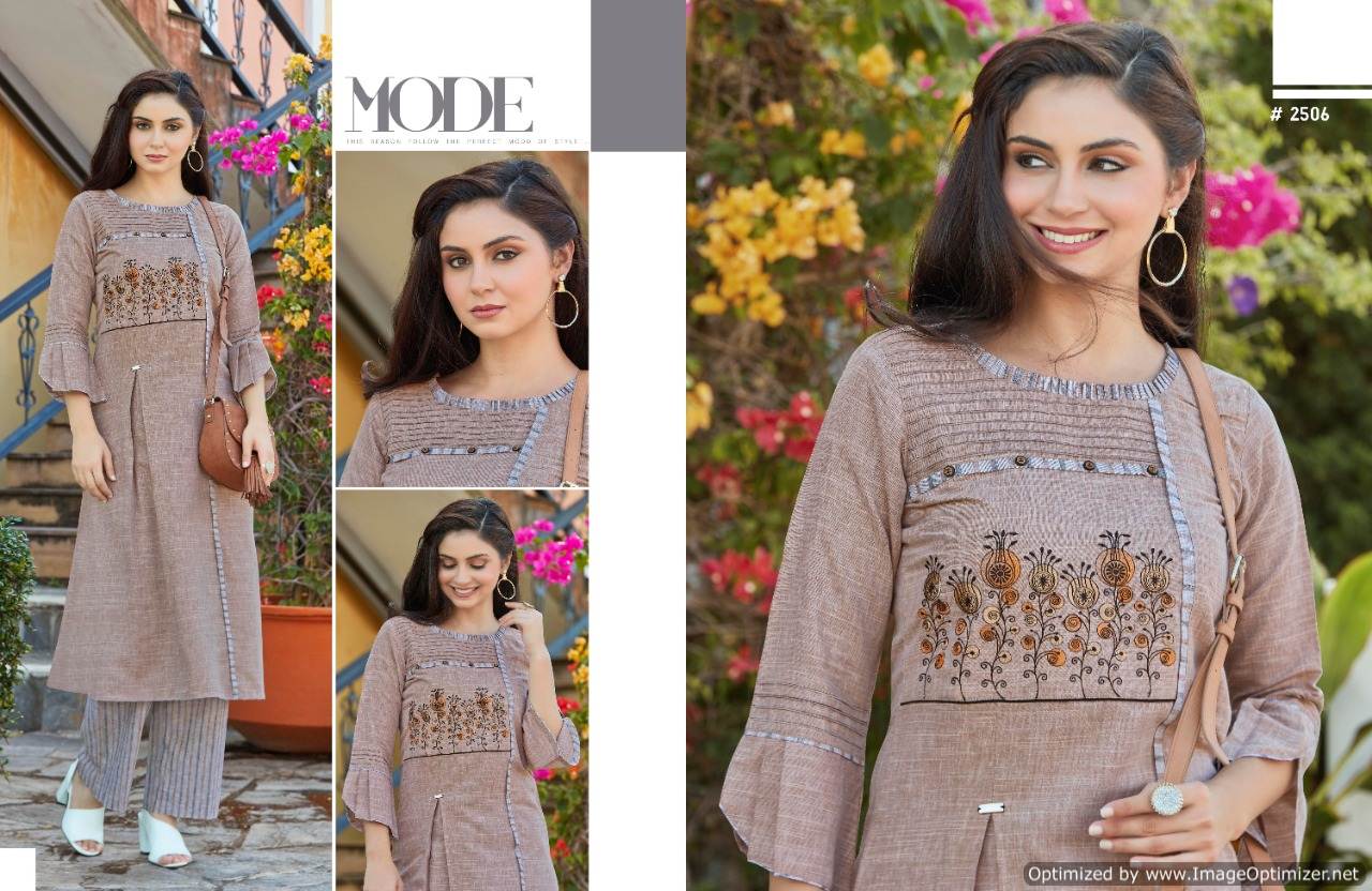 Rangoon Present Dream Line Western Style Kurti With Bottom Collection.