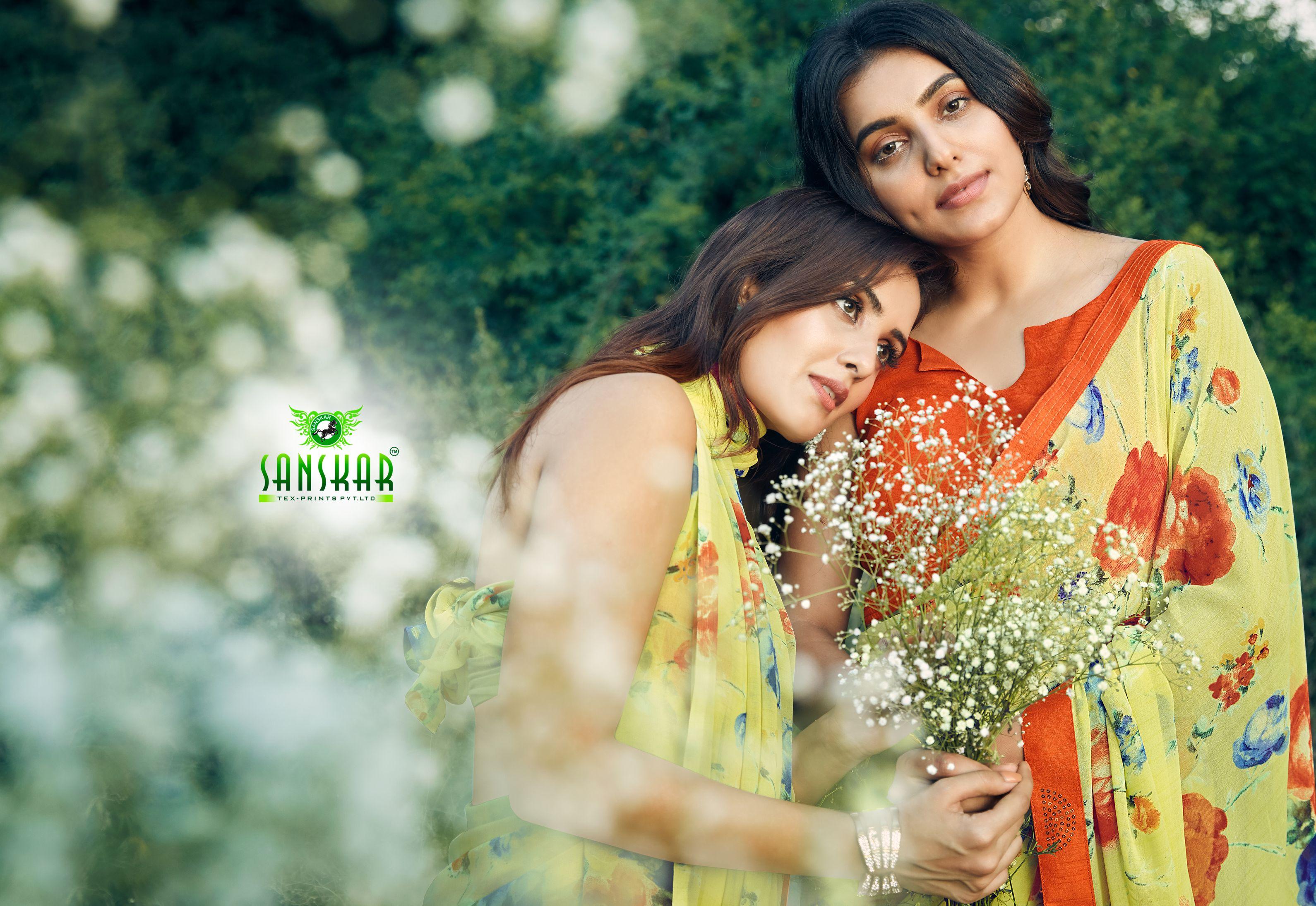 Sanskar By Gulabo Casual Wear Printed Saree Collection