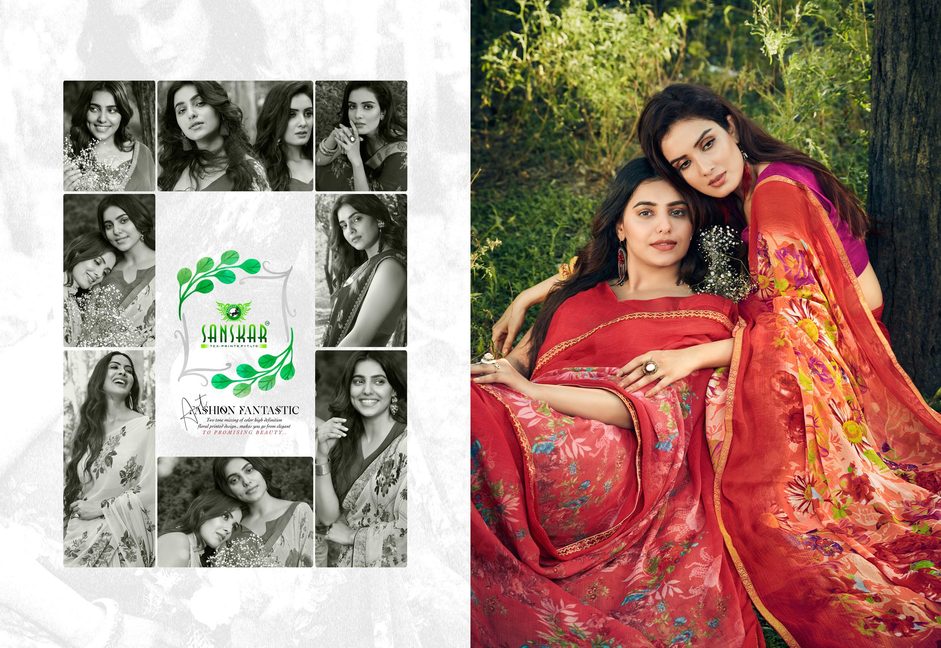 Sanskar By Gulabo Casual Wear Printed Saree Collection