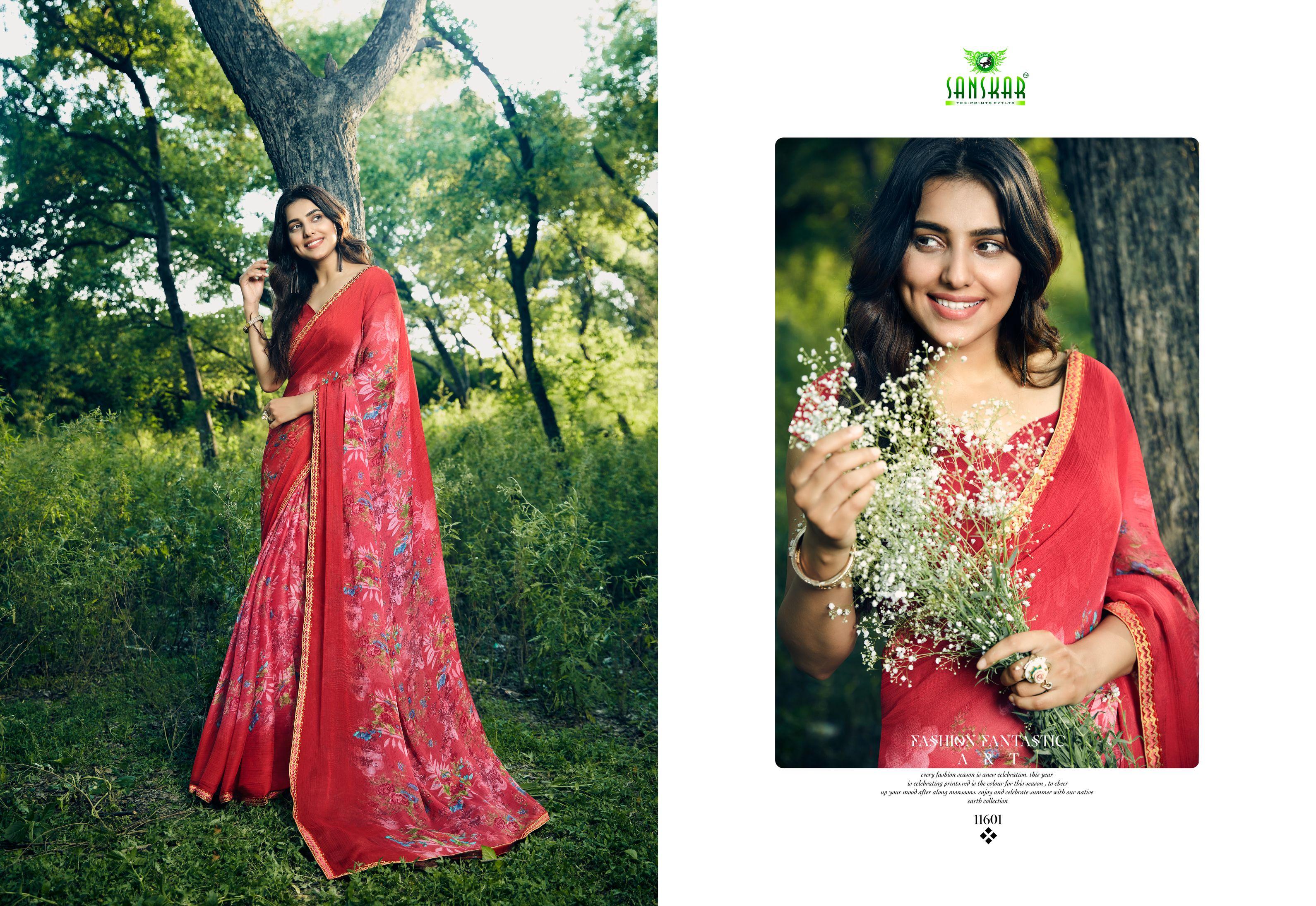 Sanskar By Gulabo Casual Wear Printed Saree Collection
