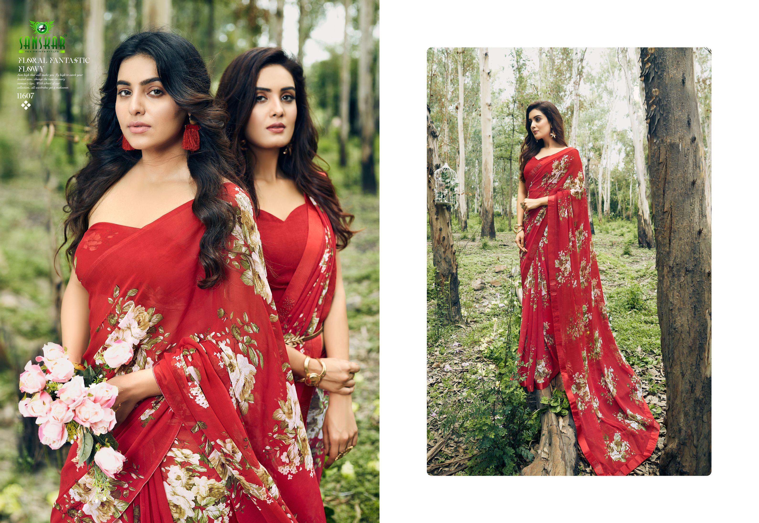 Sanskar By Gulabo Casual Wear Printed Saree Collection