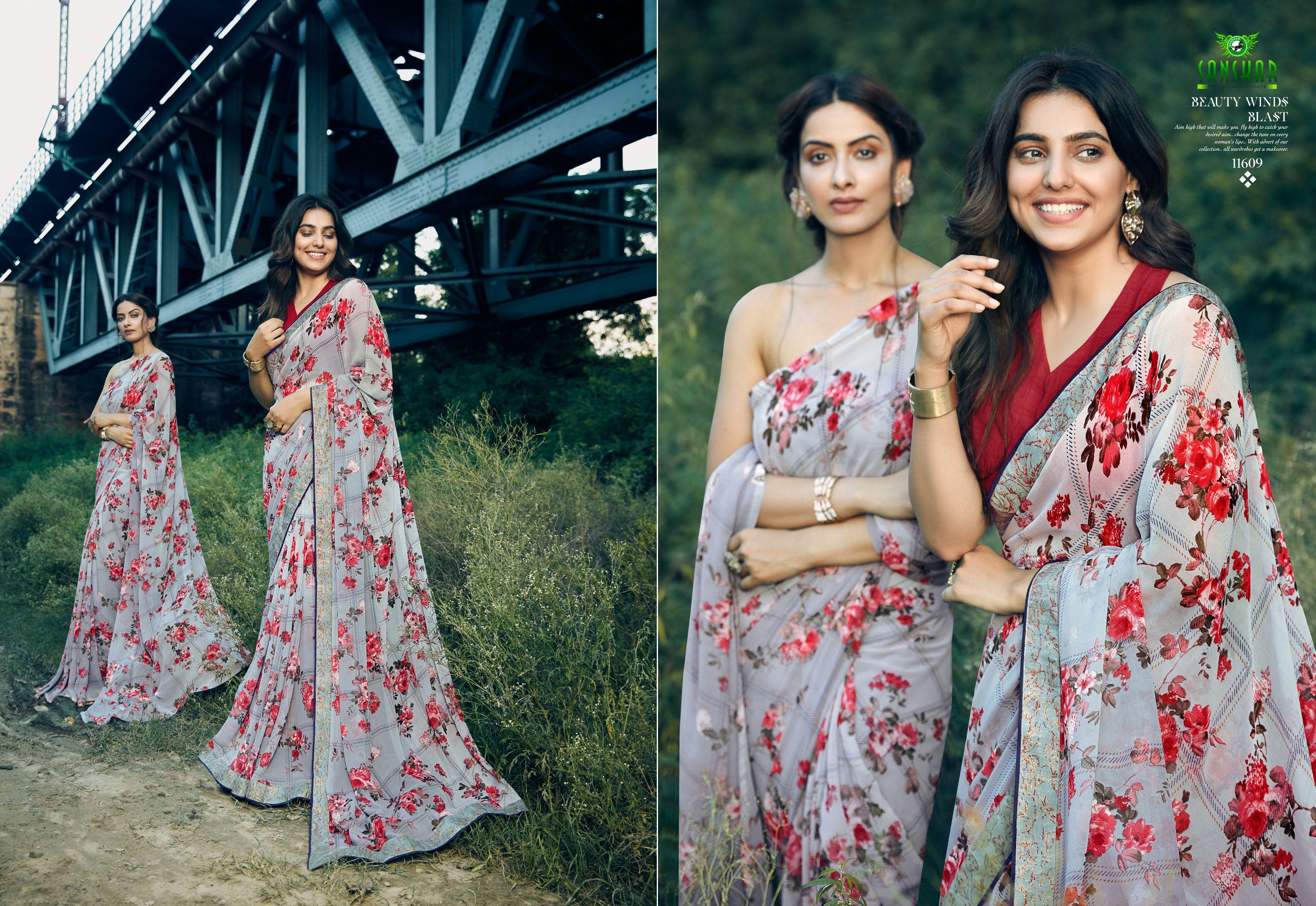 Sanskar By Gulabo Casual Wear Printed Saree Collection