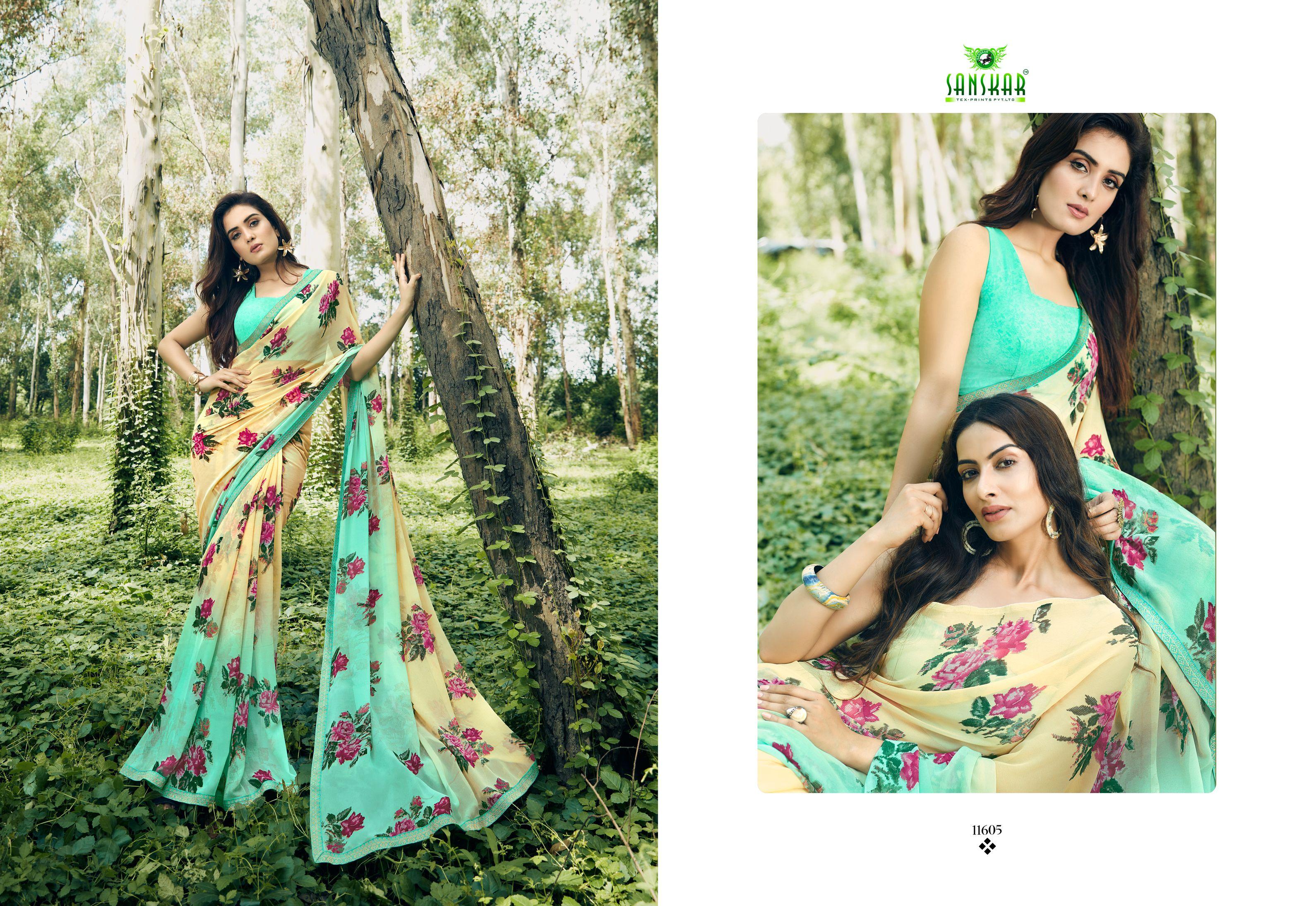 Sanskar By Gulabo Casual Wear Printed Saree Collection