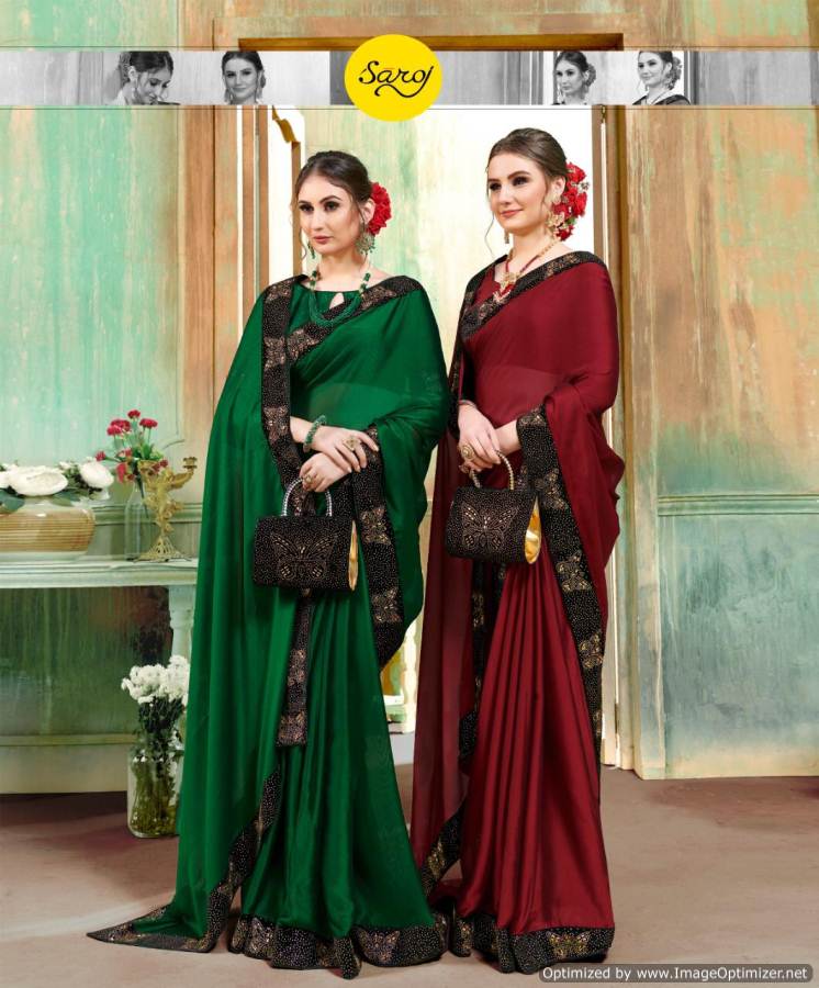 Saroj By Sapphire Party Wear Heavy Saree Collection