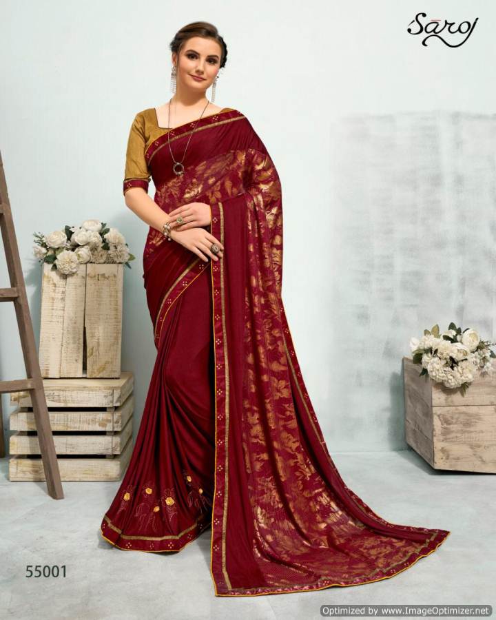 Saroj By Aliya Designer Festive Wear Saree Collection