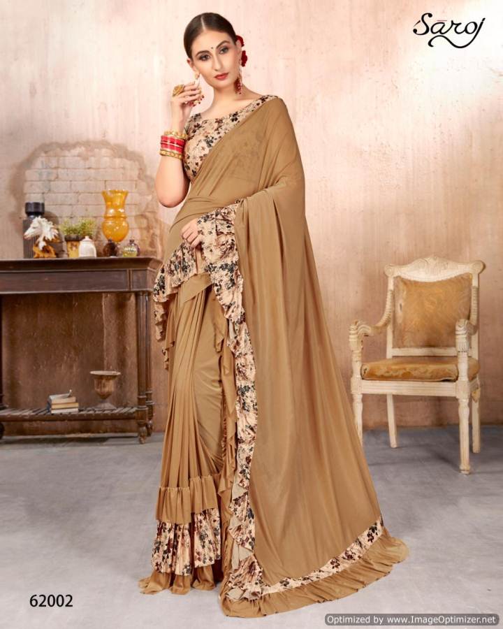 Saroj By Hot Lady Imported Heavy Lycra Designer Sarees Collection.