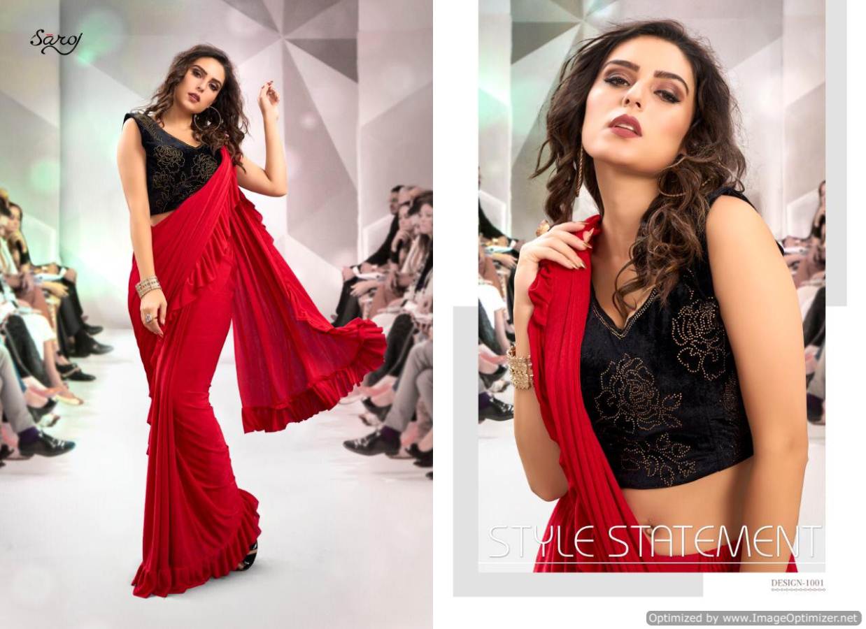 Saroj Present Filmfare Party Wear Saree Collection