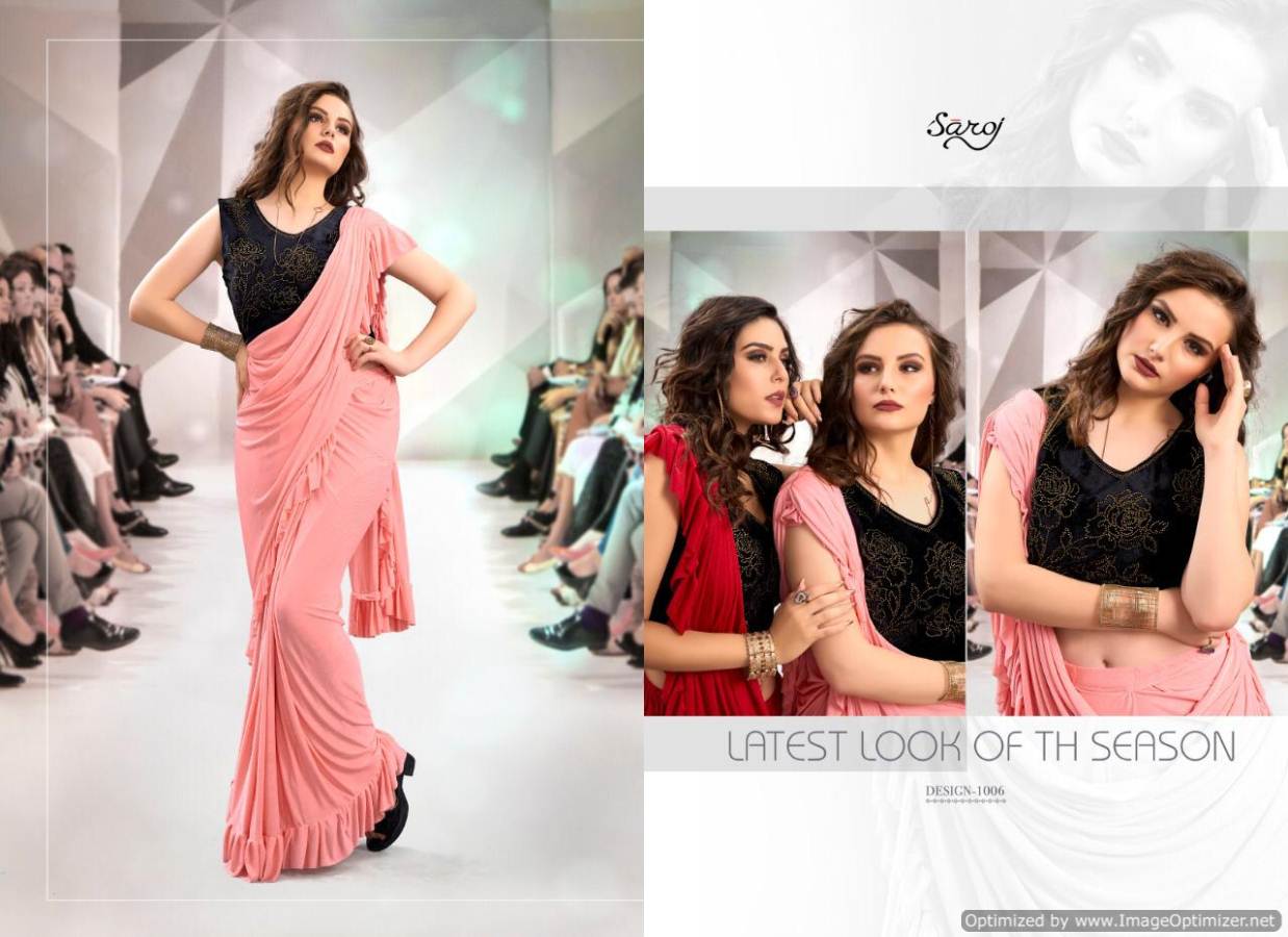 Saroj Present Filmfare Party Wear Saree Collection