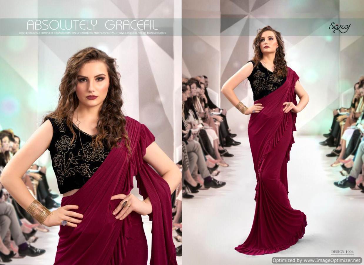 Saroj Present Filmfare Party Wear Saree Collection