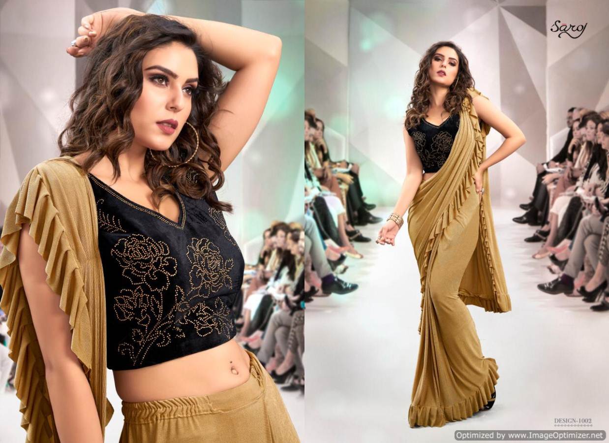 Saroj Present Filmfare Party Wear Saree Collection