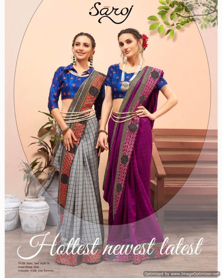 Saroj Present Nakshita Vichitra Silk Heavy Saree Collection