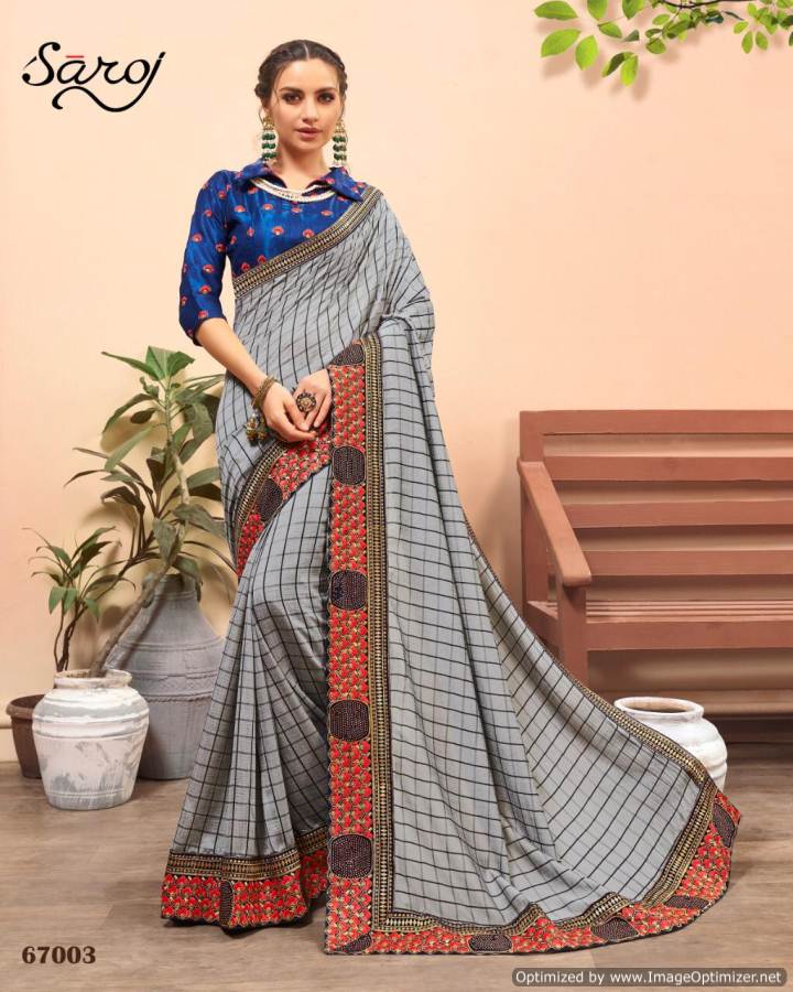 Saroj Present Nakshita Vichitra Silk Heavy Saree Collection