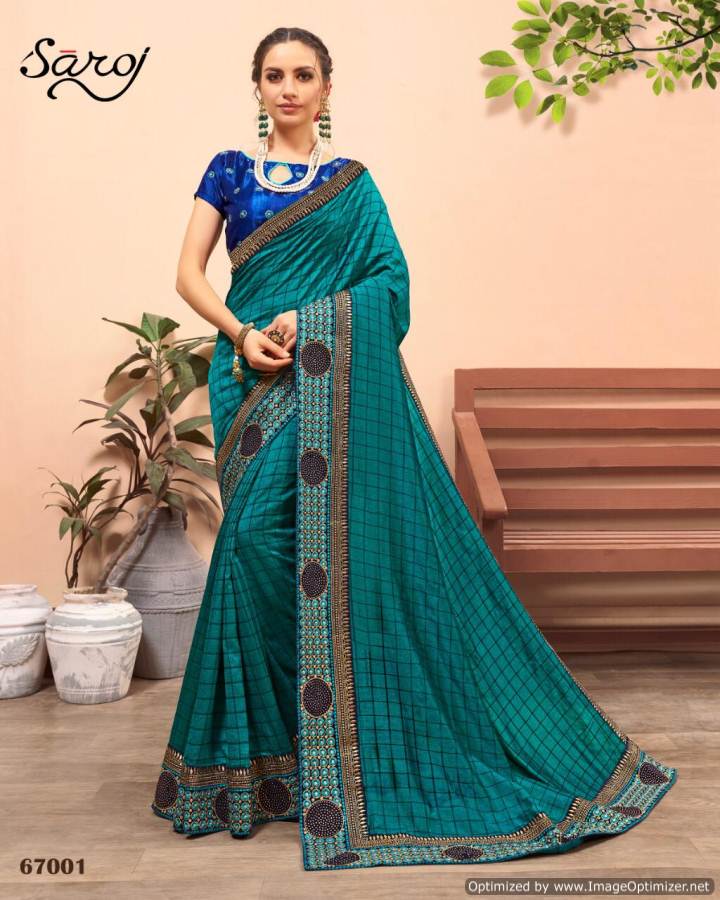 Saroj Present Nakshita Vichitra Silk Heavy Saree Collection