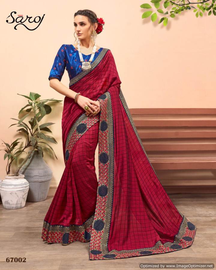 Saroj Present Nakshita Vichitra Silk Heavy Saree Collection