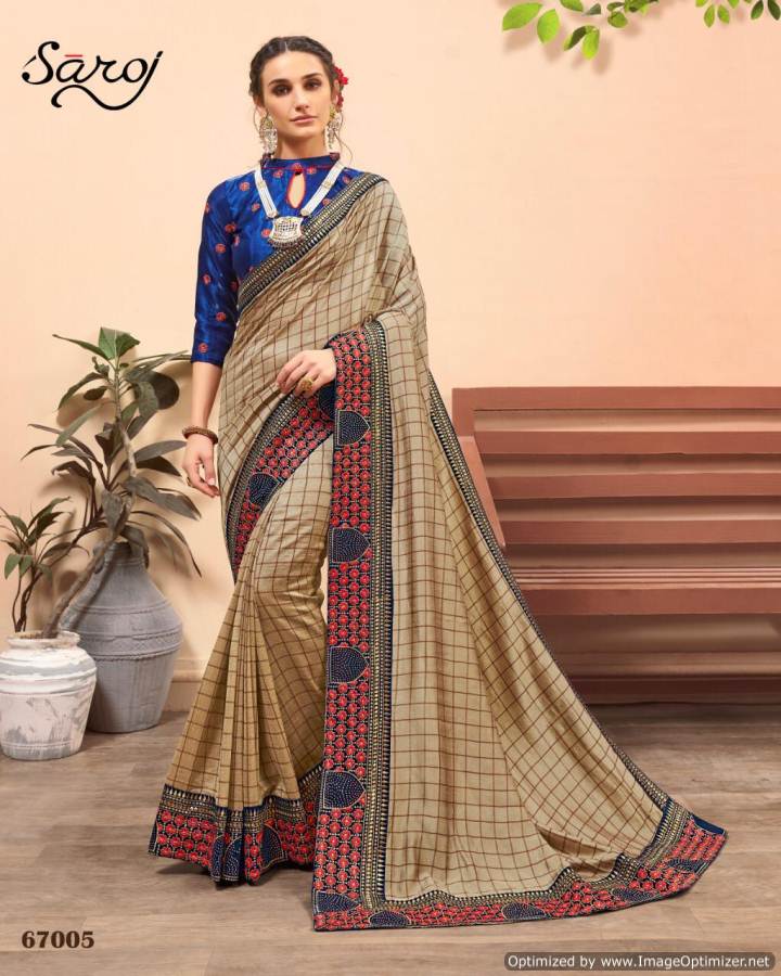 Saroj Present Nakshita Vichitra Silk Heavy Saree Collection