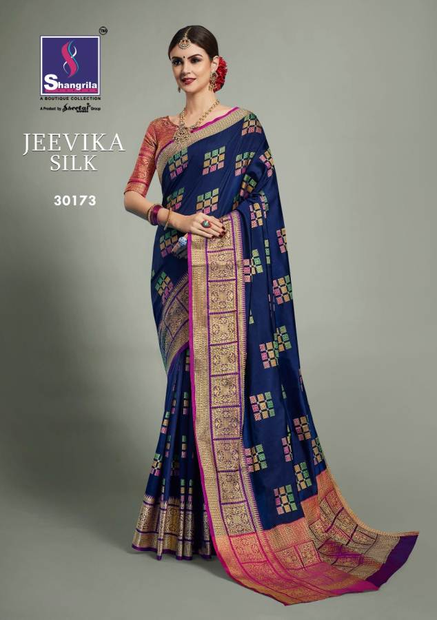 Shangrila Present Jeevika Festive Wear Silk Saree Collection