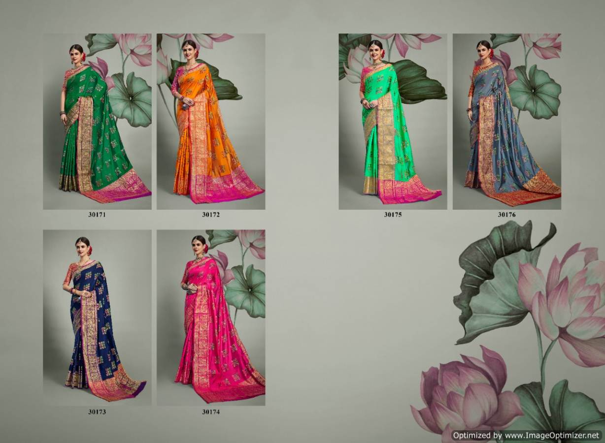 Shangrila Present Jeevika Festive Wear Silk Saree Collection