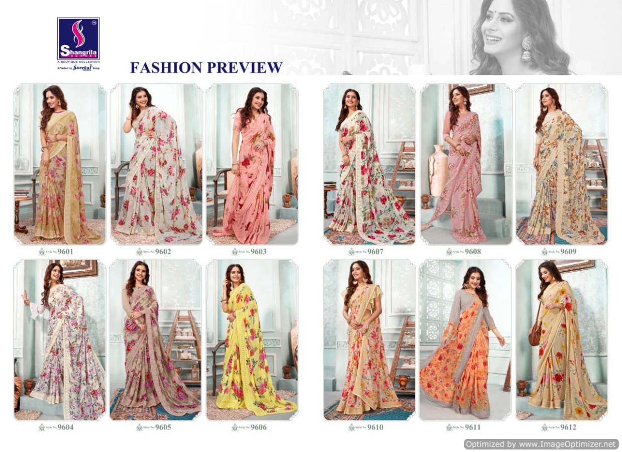 Shangrila Present Kaamini Vol 12 Casual Wear Sarees Collection