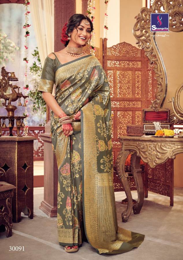 Shangrila By Shamiyana Wedding Wear Saree Collection