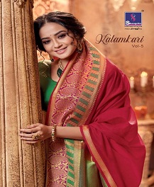 Shangrila By Kalamkari Vol 5 Festival Wear Sarees Collection