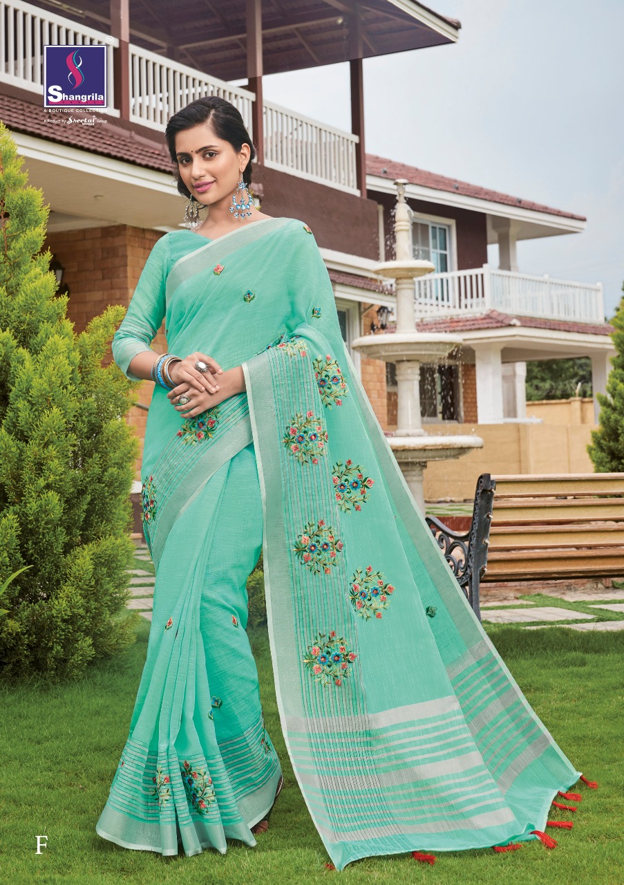 Shangrila By Madhumati Linen New Linen Saree Catalogue