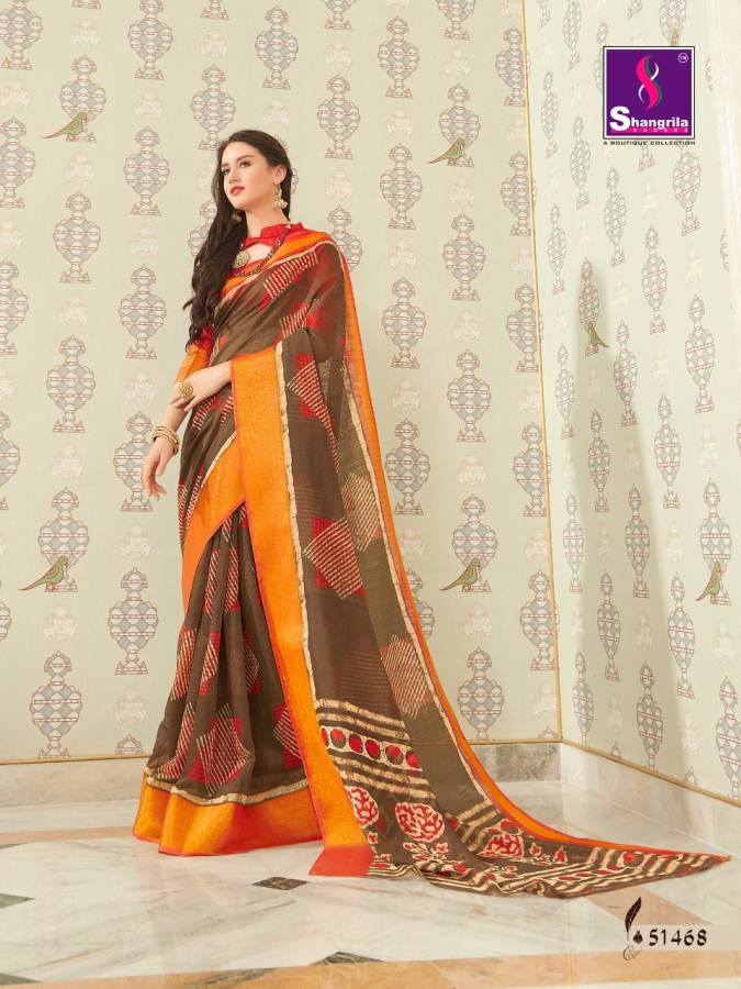 Shangrila By Saloni Linen Rich Collection Of Linen Sarees Catalogue