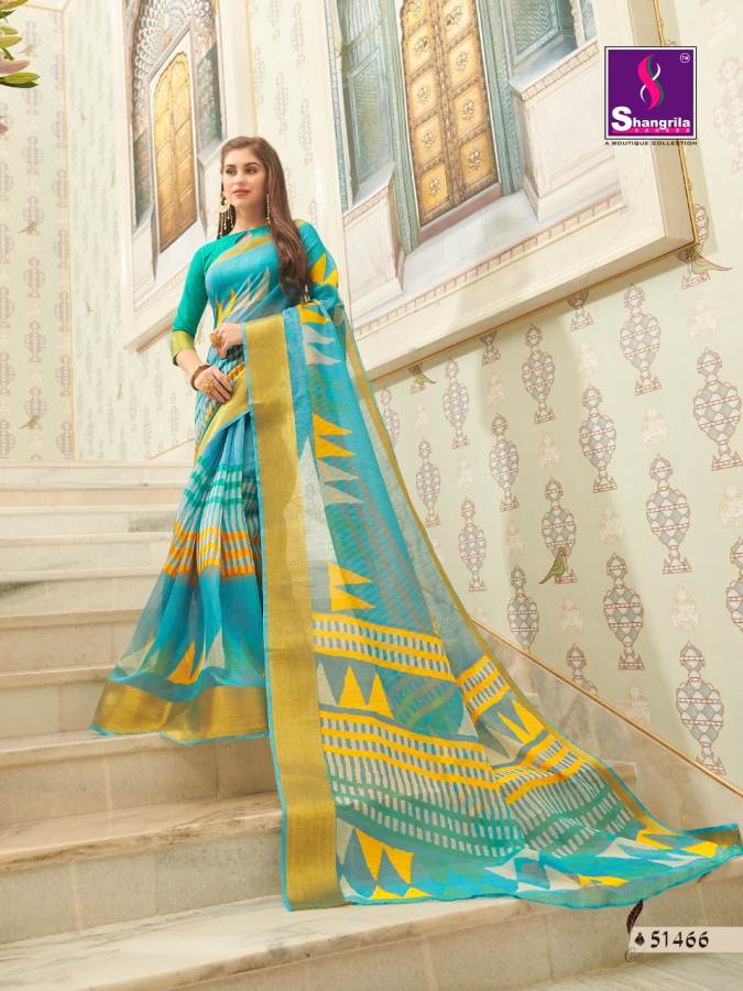 Shangrila By Saloni Linen Rich Collection Of Linen Sarees Catalogue
