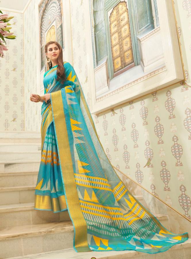 Shangrila By Saloni Linen Rich Collection Of Linen Sarees Catalogue